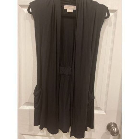 Women’s Michael Kors Black Open Front Cardigan - Size: S/P - Picture 7 of 15